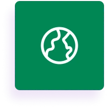 User profile icon on green background