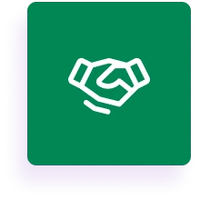 User profile icon on green background
