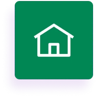 House icon on green background
