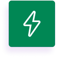 Energy icon in green square.